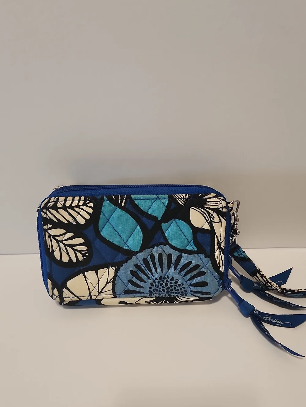 Vera Bradley Blue Floral Wallet - Picture 2 of 7